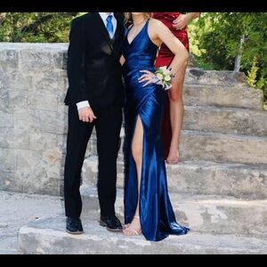 Blue prom dress size 0